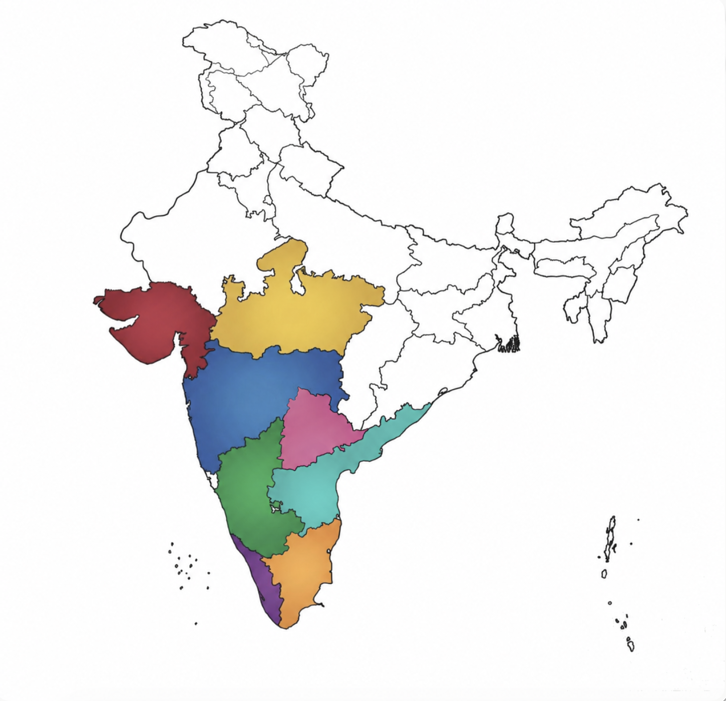 India Network Map